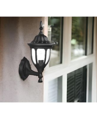 Clear Glass Swing Arm Wall Light for Bedroom Reading or Task Lighting