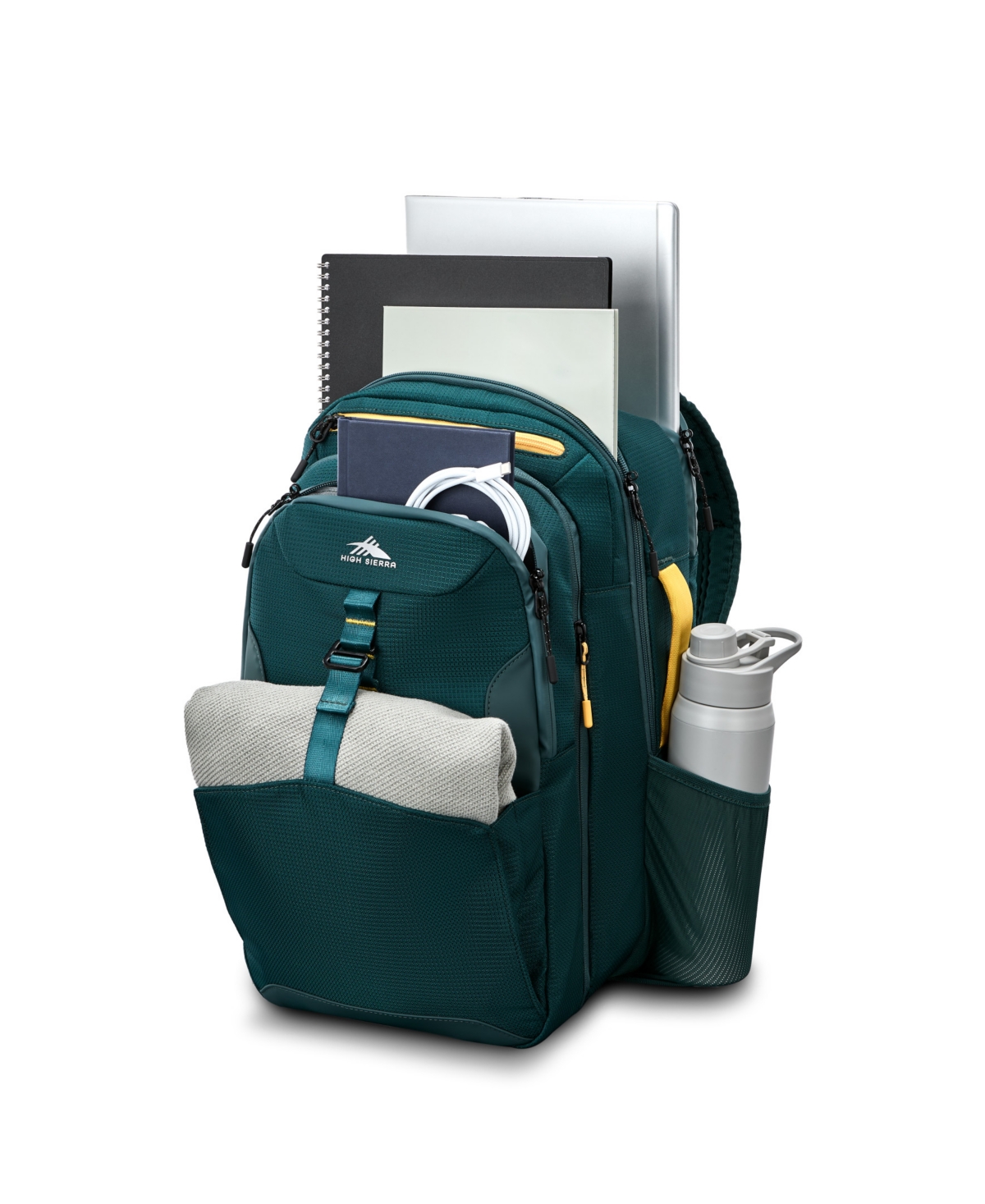 High Sierra 18.5" Hi-life 3-in-1 Convertible Backpack In Green