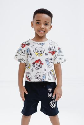 Toddler Boys T-Shirt and French Terry Shorts Outfit Set