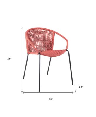 Set of Two Metal Dining Chairs – Outdoor Seating for Deck, Porch & Garden