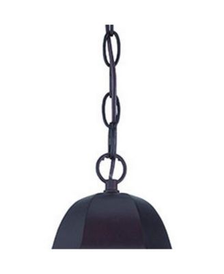 Hanging Light with Geometric Glass Shade – Contemporary Ceiling Lamp