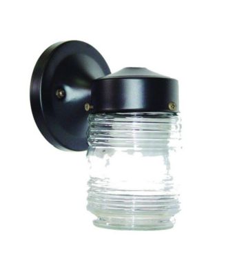 Standard Jelly Jar Outdoor Wall Light for Porch and Entryway