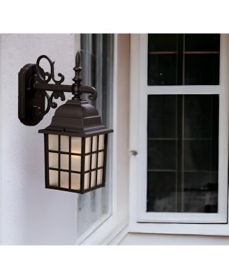 Window Pane Lantern Wall Light for Entryway Hallway or Patio