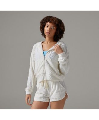 Женская махровая толстовка Tavi с капюшоном на молнии