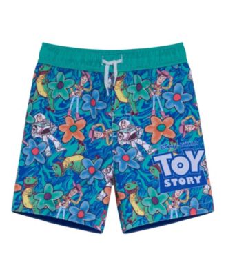 Toddler Boys Disney Pixar Pullover Rash Guard and Swim Trunks Outfit Set