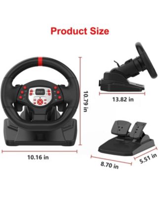 Game Controller Steering Wheel Accelerator pedal Ergonomic Design Comfortable Grip For PC PS3 PS4 Switch Android