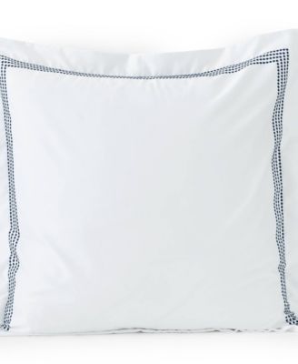400 Thread Count Premium Supima Cotton No Iron Sateen Embroidered Pillow Sham