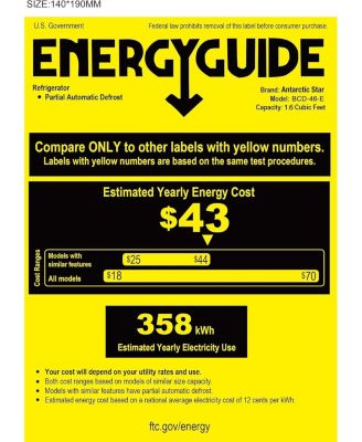 1.6 Cu.ft. 70-Can Beverage Refrigerator with Glass Door and Removable Shelves