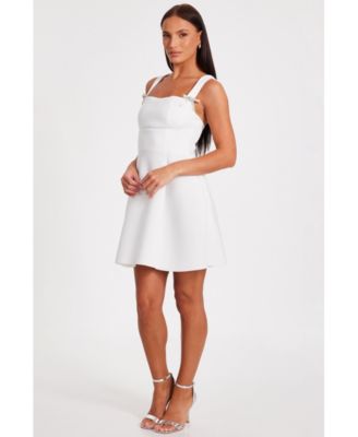 Женское мини-платье для скейтбординга из пены для подводного плавания QUIZ