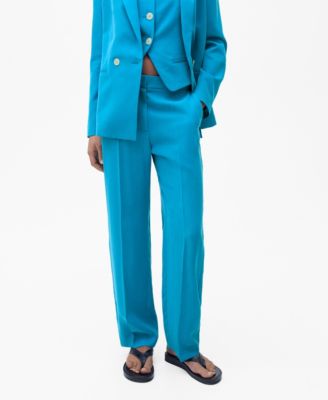 MANGO - Women's Straight Suit Trousers