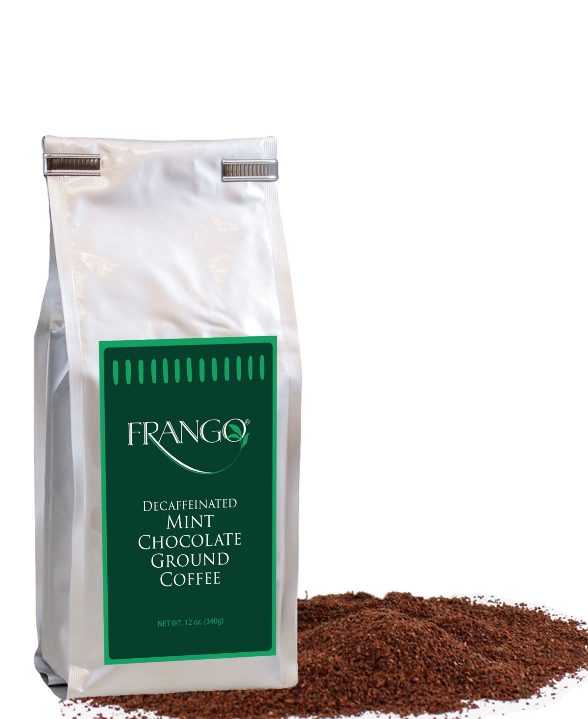 Frango Chocolates Decaf Chocolate Mint 12 oz Ground Coffee, 3 Pack In Transparent