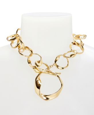 Robert Lee Morris Soho Sculpted Link Collar Necklace