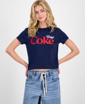 Freeze 24-7 - Juniors' Diet Coke Embroidered Baby T-Shirt
