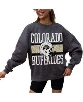 Women's Charcoal Colorado Buffaloes Premium Fleece Pullover Sweatshirt