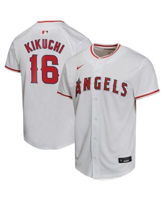 Nike - Big Boys and Girls Yusei Kikuchi White Los Angeles Angels Home Game Player Jersey