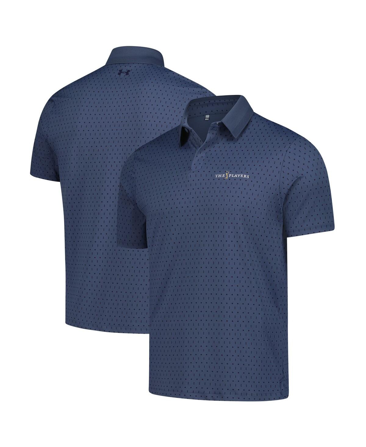 Men'sÂ Charcoal The Players Iso-Chill Drive Dot Dash Polo Shirt - Charcoal