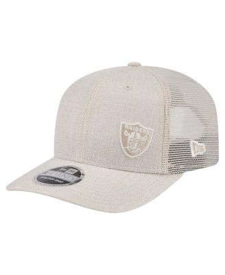 New Era - Men's Natural Las Vegas Raiders Flawless 9SEVENTY Stretch-Snap Hat