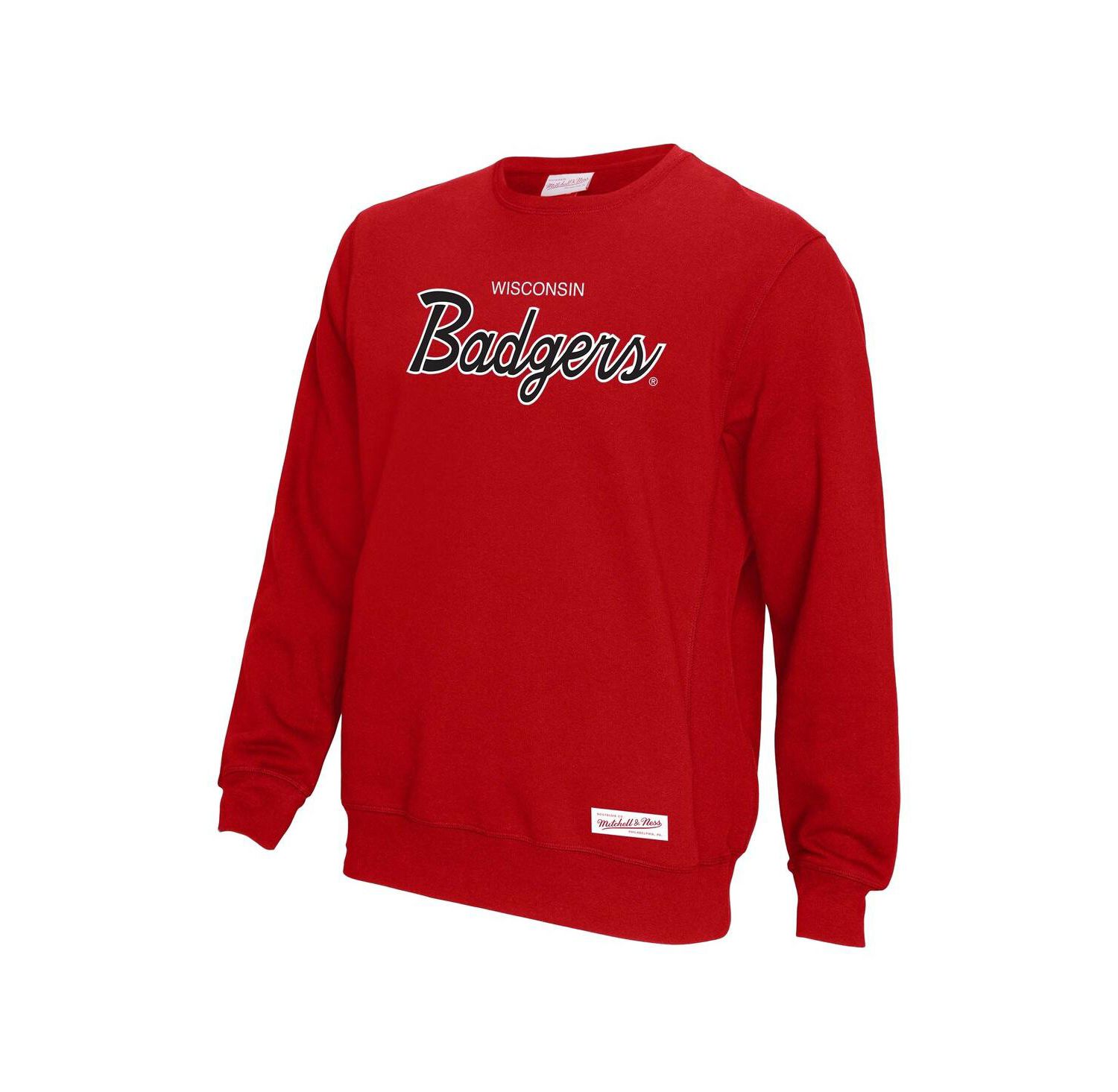 Men's Red Wisconsin Badgers Elite Script Pullover Sweatshirt