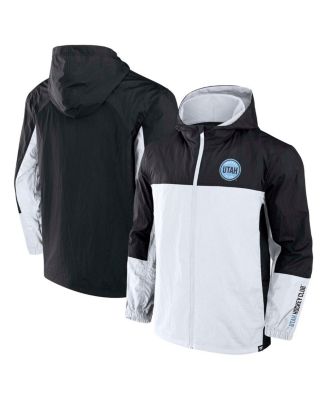 Fanatics - Men's Black Utah Hockey Club Crash the Net Full-Zip Hoodie Jacket