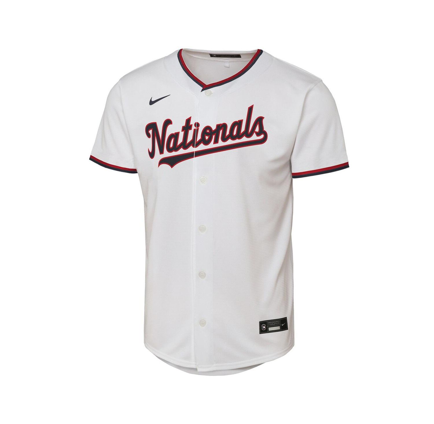 Big Boys and Girls CJ Abrams White Washington Nationals Home Replica Player Jersey