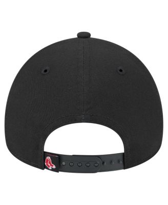 Men's Black Boston Red Sox 9FORTY A-Frame Adjustable Hat