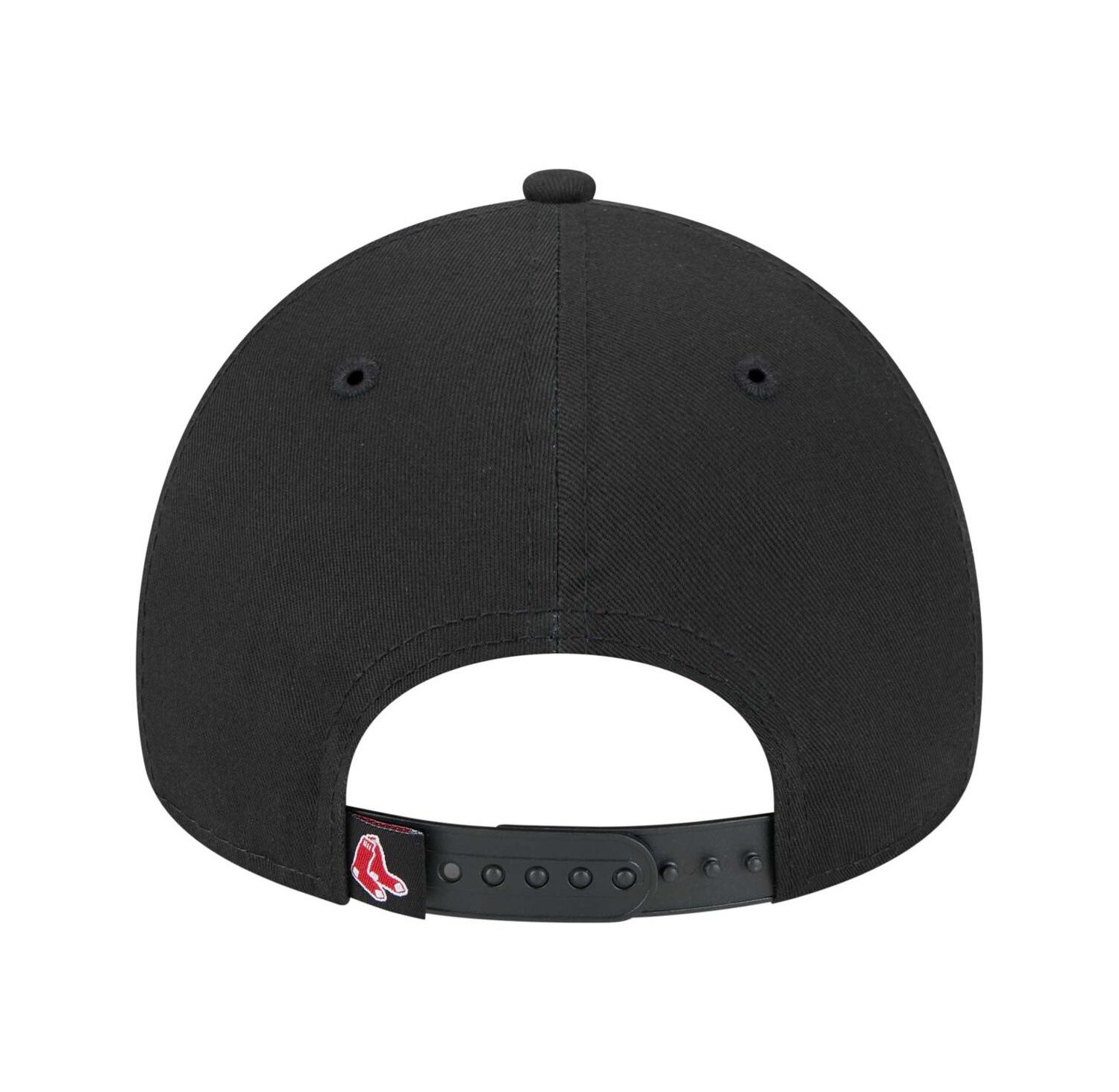 Men's Black Boston Red Sox 9FORTY A-Frame Adjustable Hat