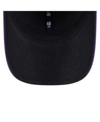 Men's Black/Purple Colorado Rockies Player Replica 9FORTY Adjustable Hat