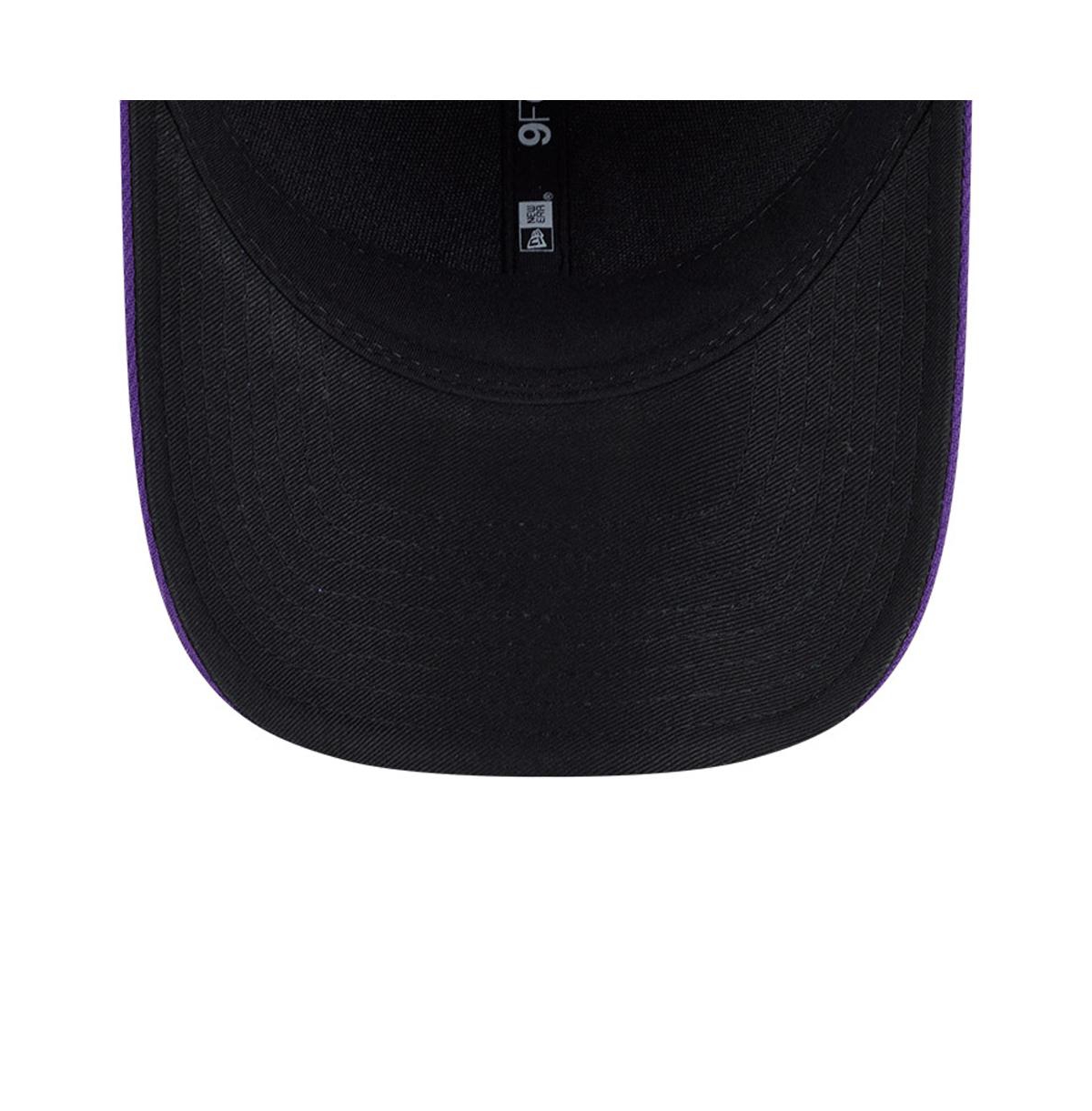NEW ERA MEN'S BLACK/PURPLE COLORADO ROCKIES PLAYER REPLICA 9FORTY ADJUSTABLE HAT 