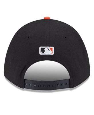 Men's Black/Orange San Francisco Giants Player Replica 9FORTY Adjustable Hat