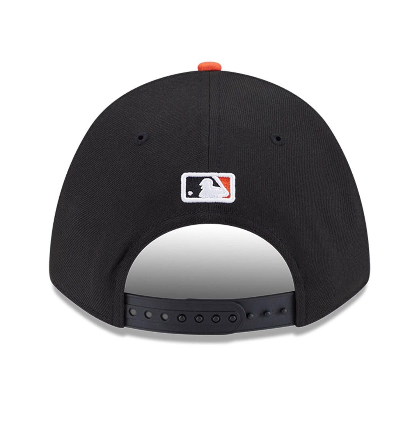 Мужская кепка New Era Black/Orange San Francisco Giants Player Replica 9FORTY Adjustable Hat — фото 4