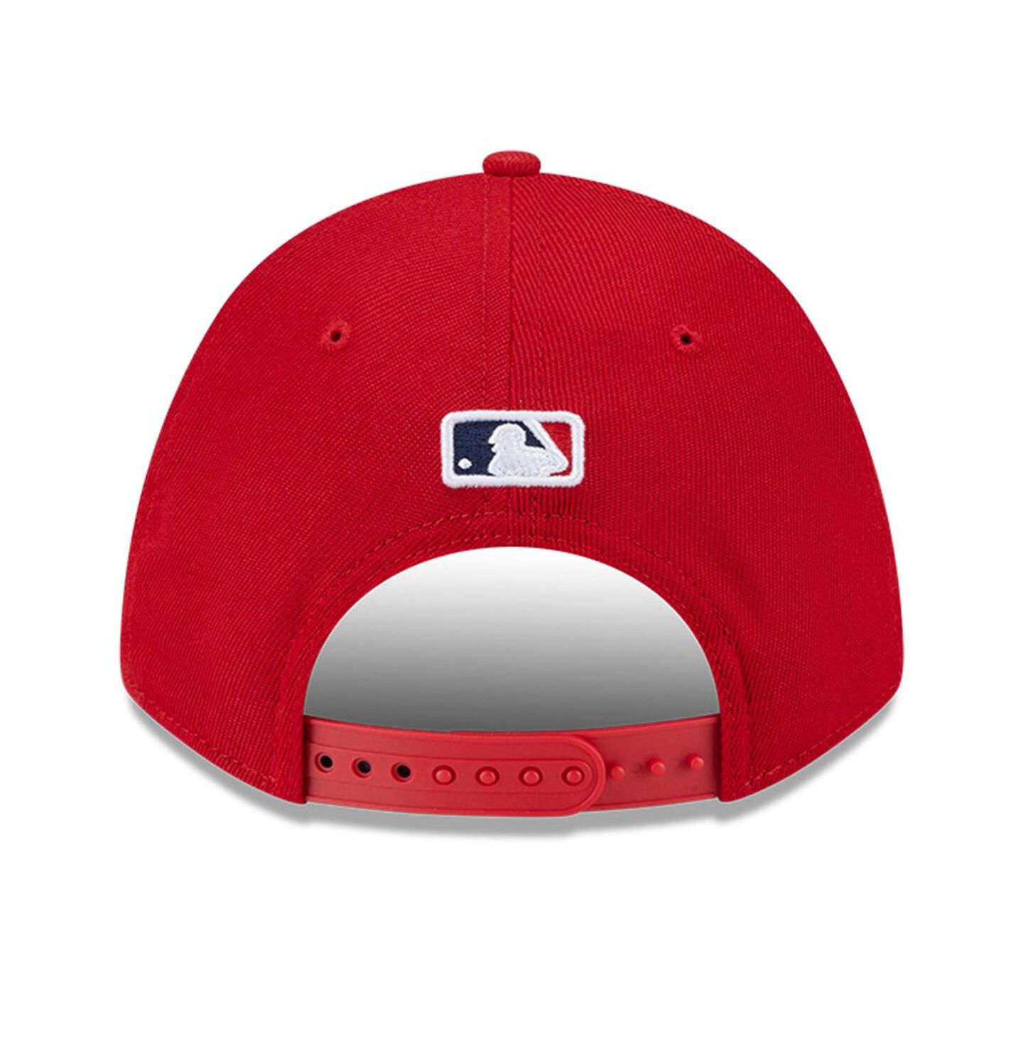 Мужская кепка New Era Red St. Louis Cardinals Player Replica 9FORTY Adjustable Hat — фото 3