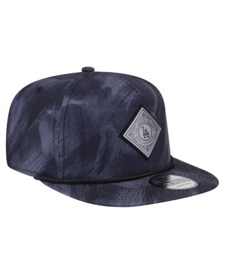Men's Navy Los Angeles Dodgers Printed Golfer Snapback Hat