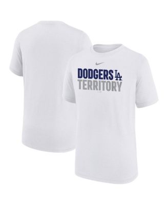 Nike - Big Boys and Girls White Los Angeles Dodgers Local Legend T-Shirt