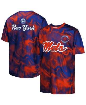 Outerstuff - Big Boys and Girls Royal/Red New York Mets Pinch Hitter T-Shirt