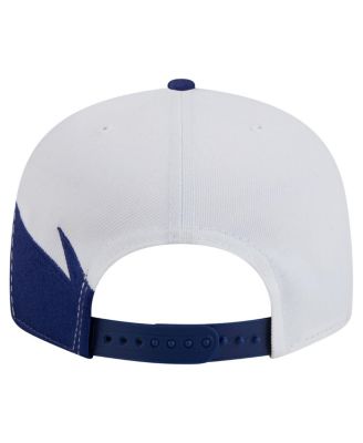 Men's Royal/White Texas Rangers Jagged 9FIFTY Snapback Hat