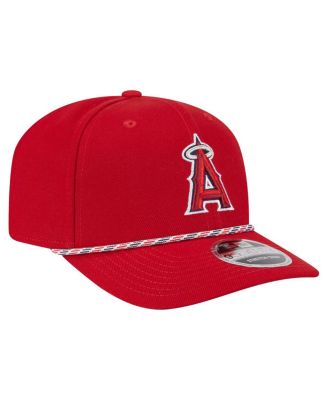 Men's Red Los Angeles Angels Multi-Rope 9SEVENTY Stretch-Snap Hat