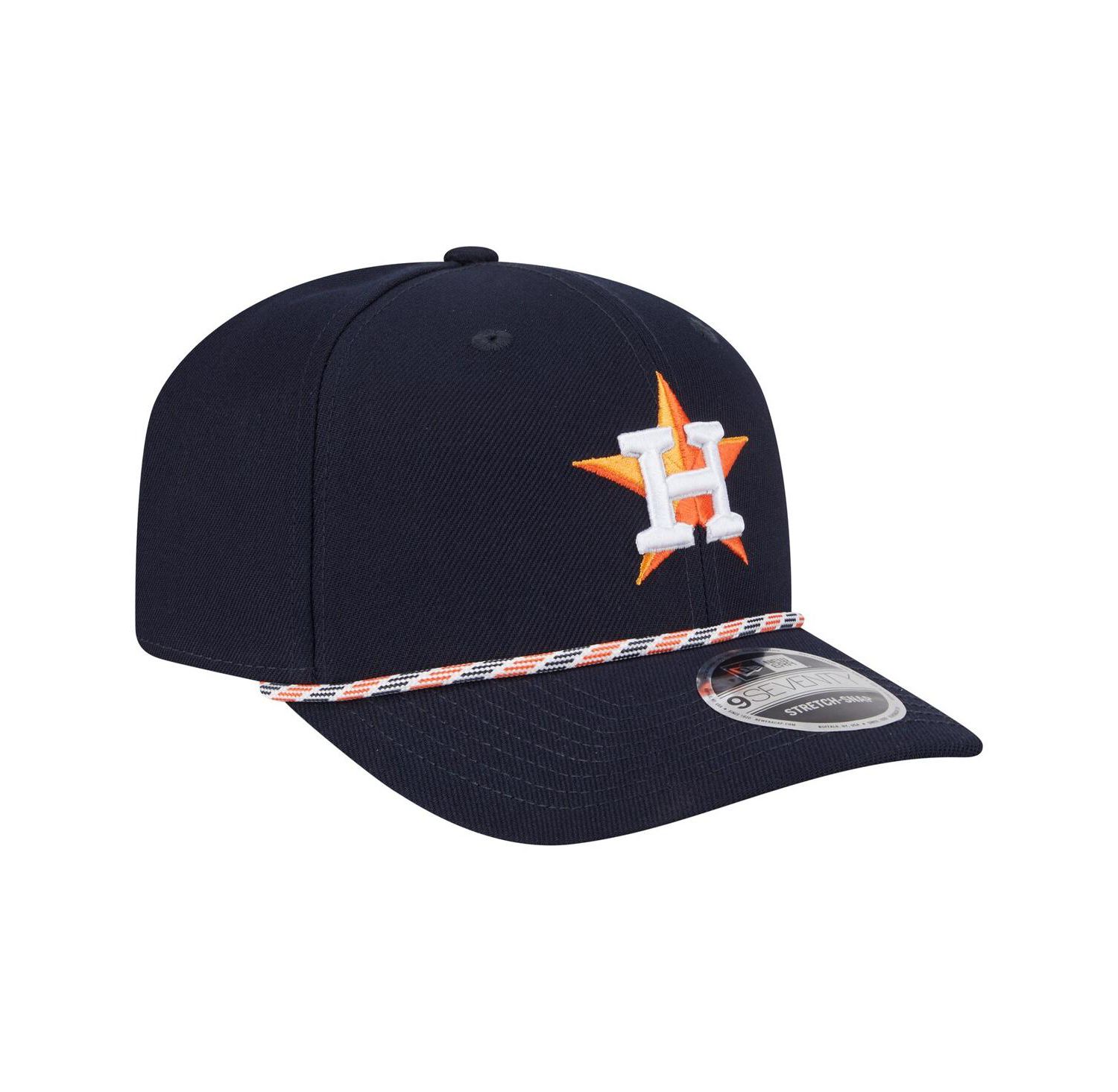 Men's Navy Houston Astros Multi-Rope 9SEVENTY Stretch-Snap Hat