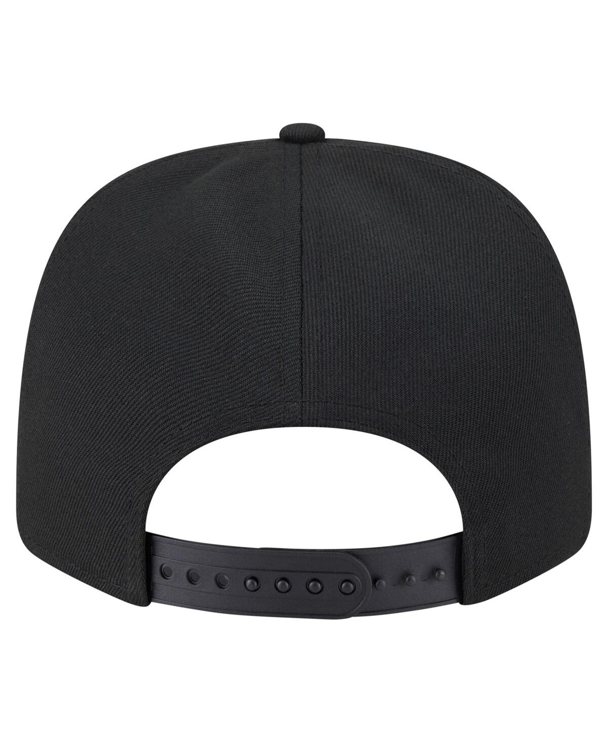 New Era Men's Black Miami Marlins Multi-rope 9seventy Stretch-snap Hat In Black