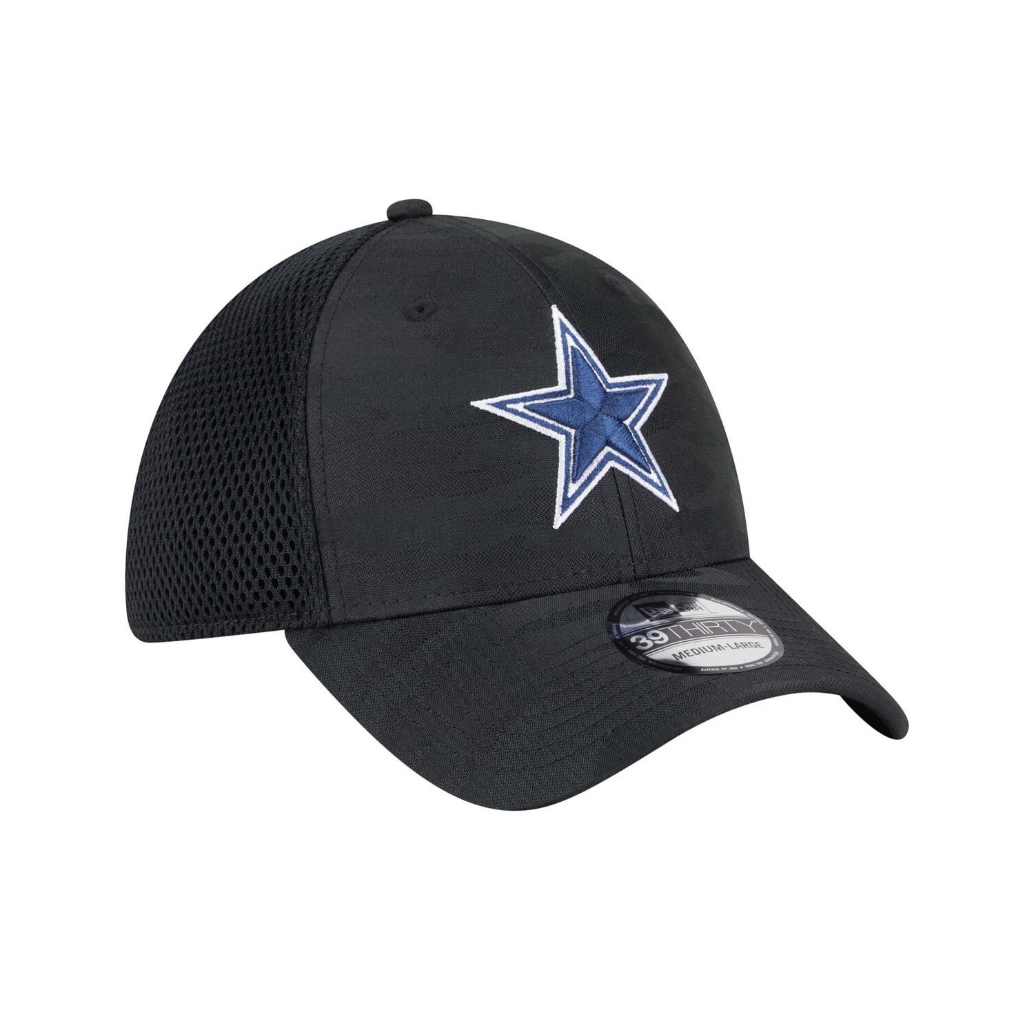 Men's Black Dallas Cowboys Active Camo 39THIRTY Flex Hat