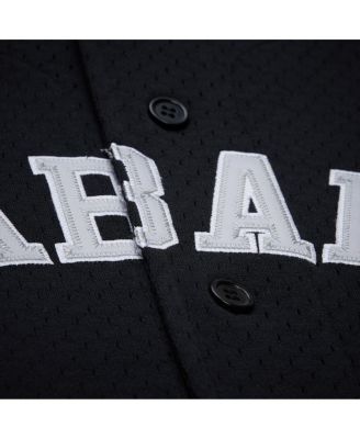 Men's Black Alabama Crimson Tide On The Clock Full-Button Fashion Jersey