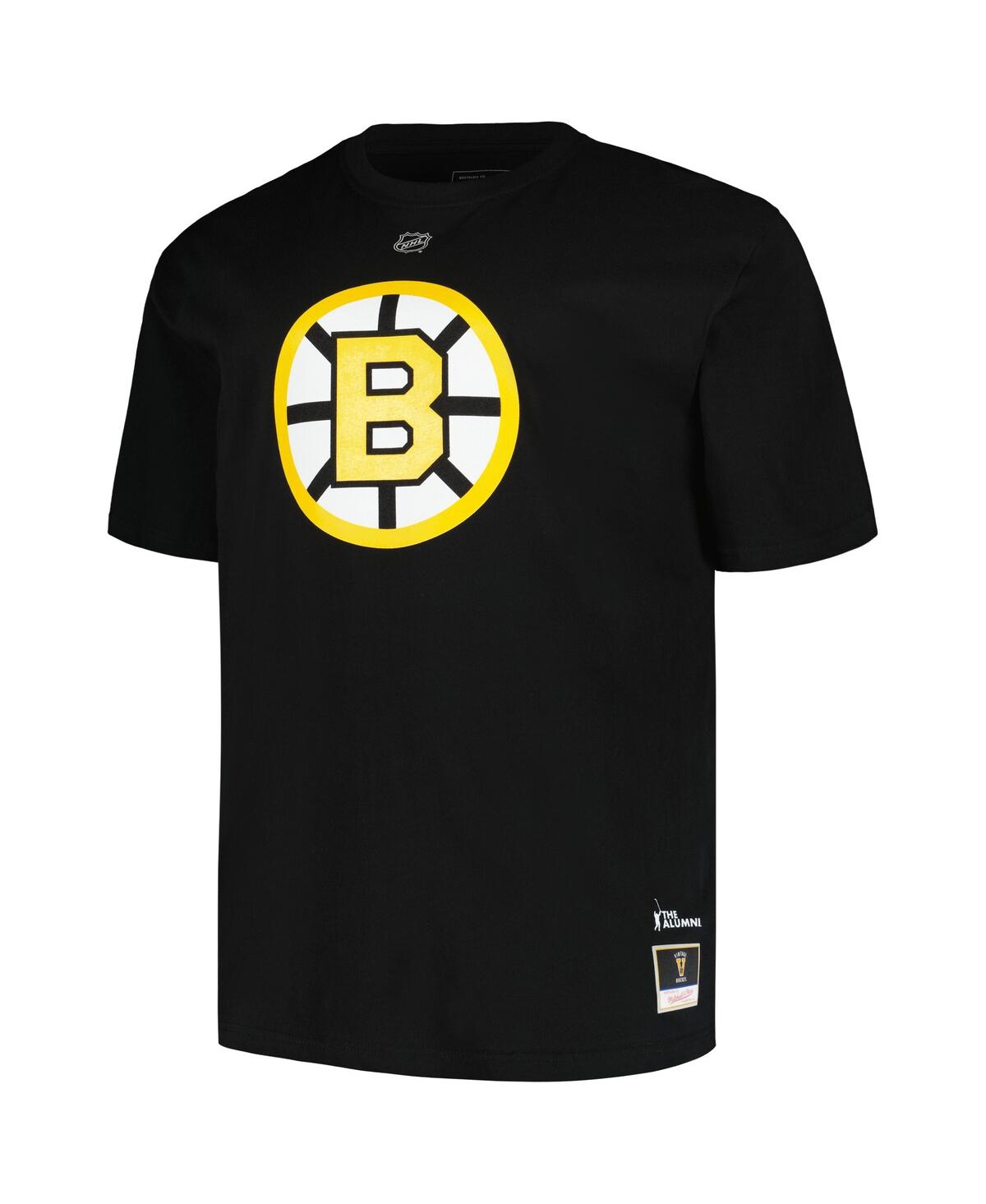 Mitchell & Ness Men's Bobby Orr Black Boston Bruins Big Tall Name Number T-shirt In Black