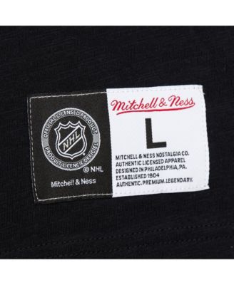 Men's Black/Gold Pittsburgh Penguins Legendary Slub Raglan Long Sleeve T-Shirt