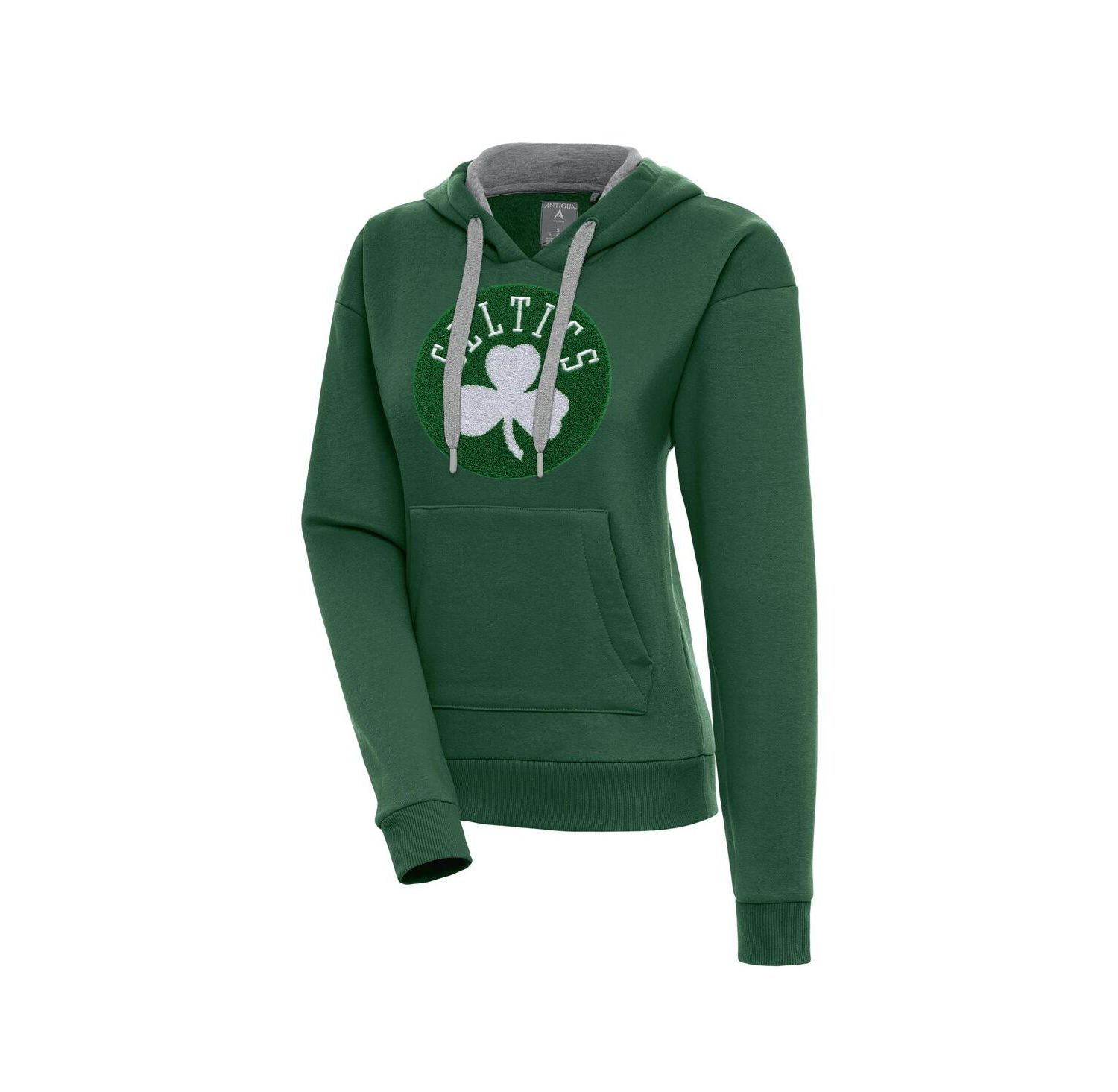 Women's Hunter Green Boston Celtics Victory Pullover Hoodie