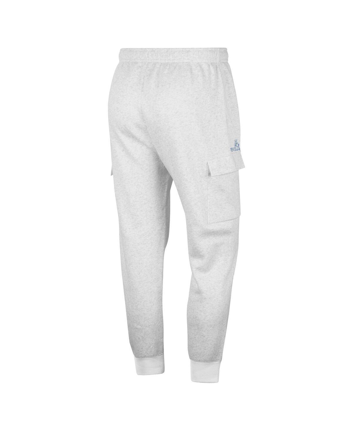Nike Men's Heather Gray Ucla Bruins Club Cargo Jogger Pants In Heather Gray