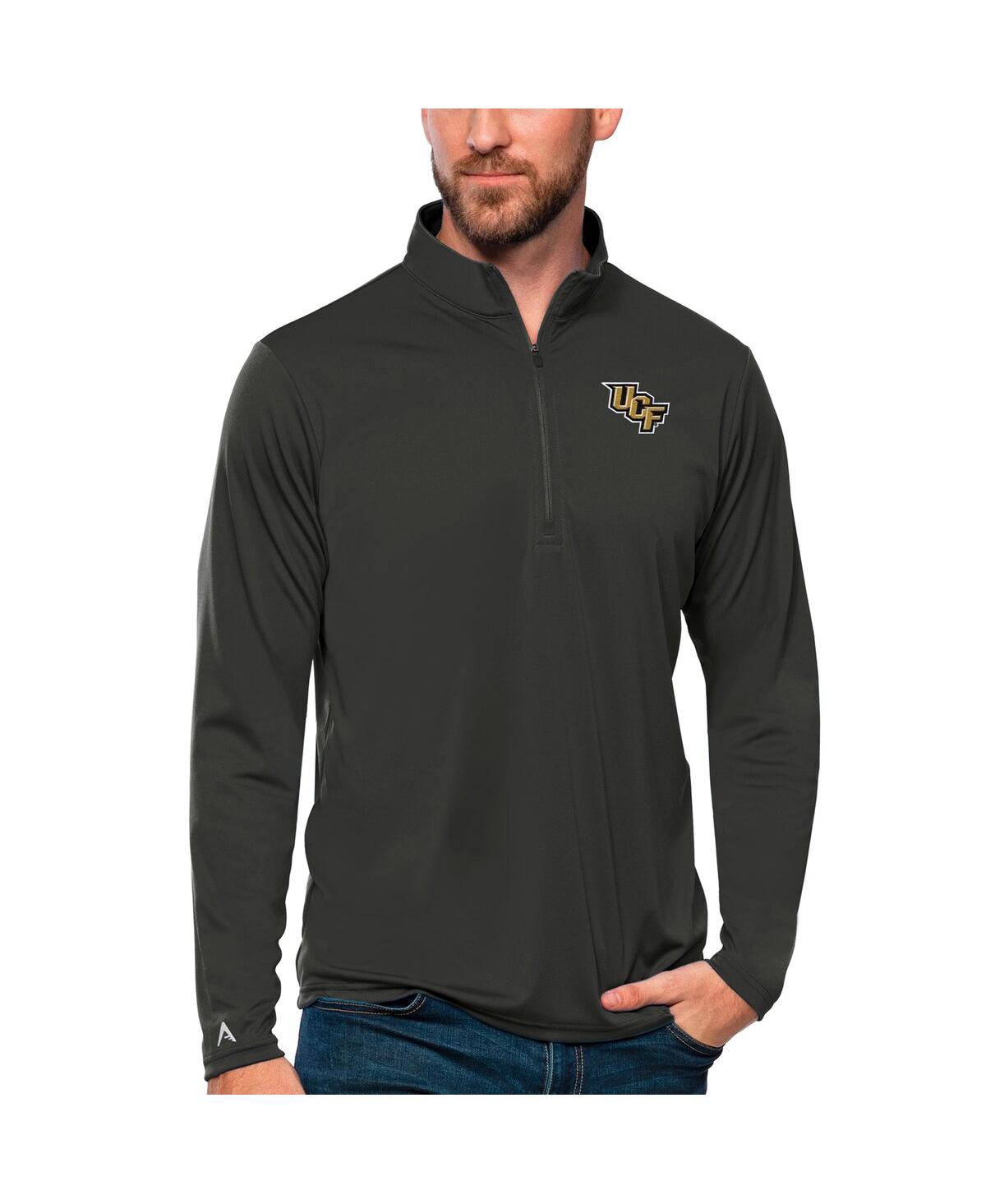 Men's Charcoal Ucf Knights Tribute Quarter-Zip Top - Charcoal