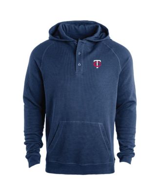 Dunbrooke - Men's Navy Minnesota Twins Montana Lightweight Raglan Pullover Hoodie