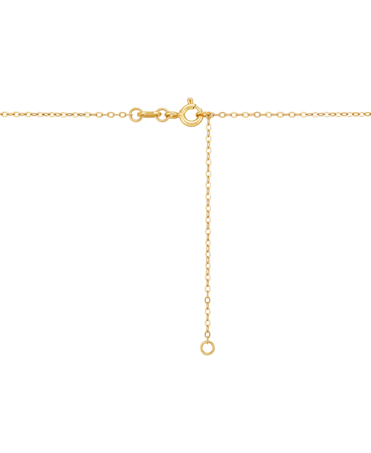 Macy's Diamond Dragonfly Pendant Necklace (1/10 Ct. T.w.) In 14k Gold-plated Sterling Silver, 16" + 2" Exte In Gold-plated Sterling Silver