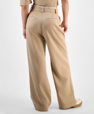 Женские брюки EAST ON RODEO с контрастной талией 