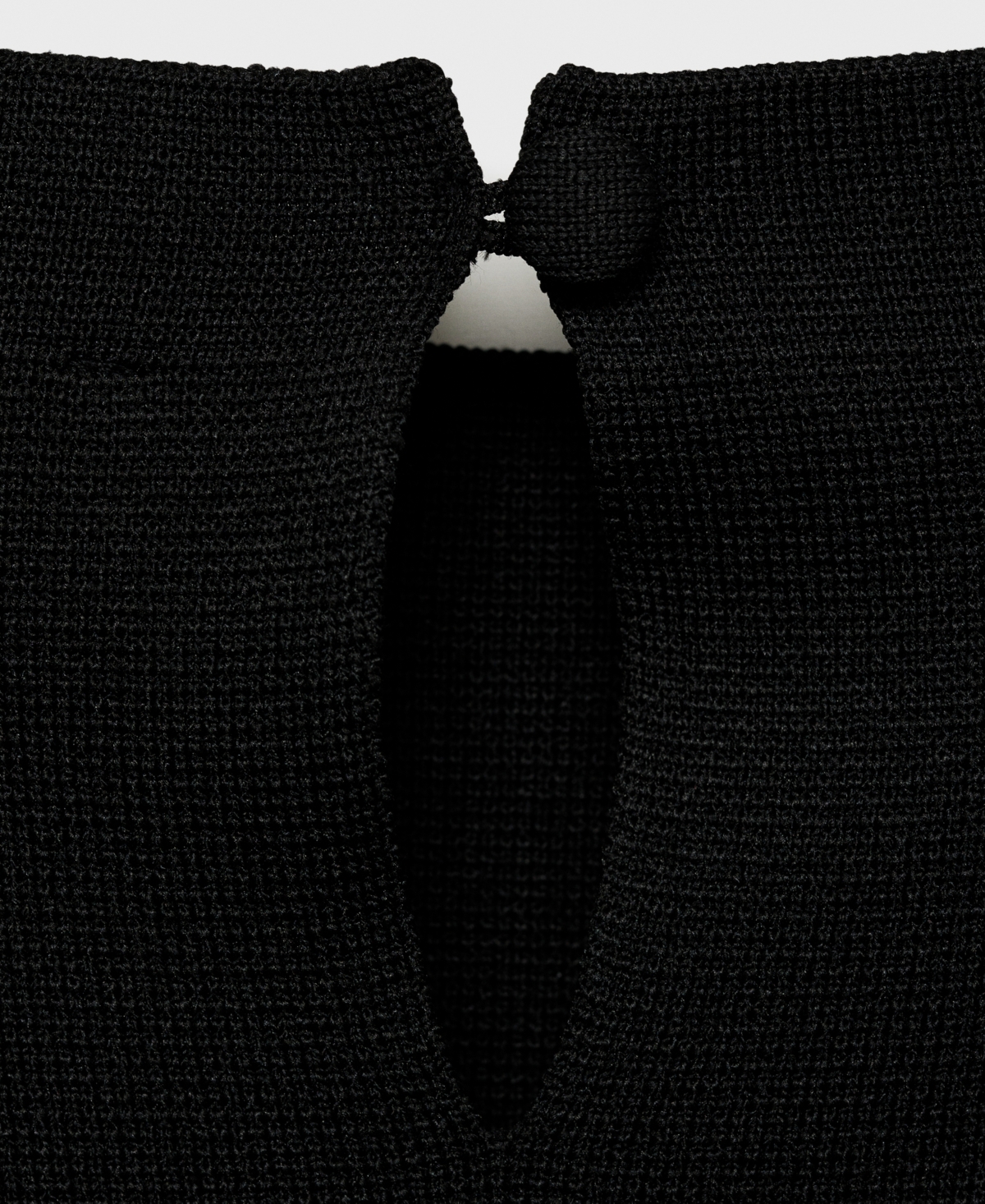 Mango Women's Short Flared Knitted Dress In Black