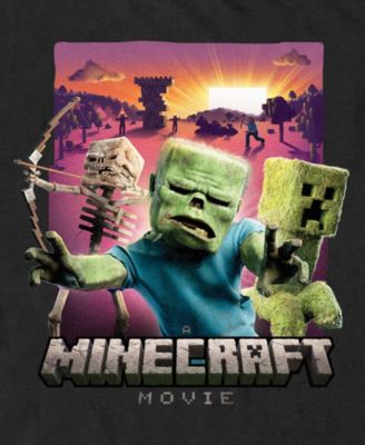 Men's Minecraft Movie Classic Monsters Short Sleeve T-Shirt